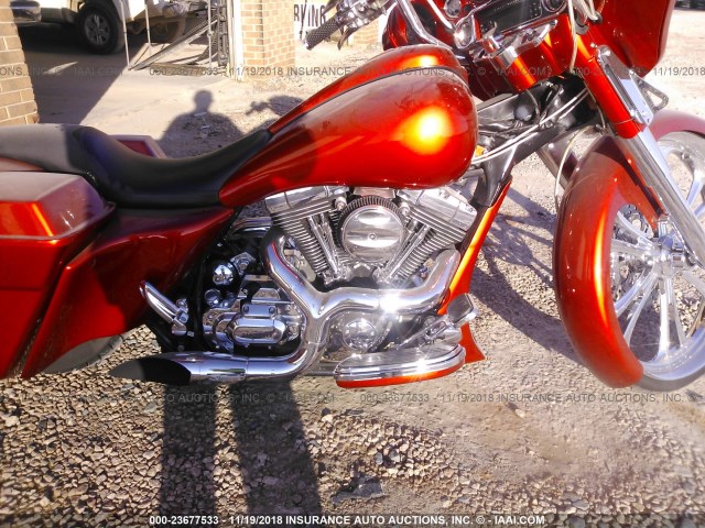 1HD1KB4197Y669388 - 2007 HARLEY-DAVIDSON FLHX ORANGE photo 8