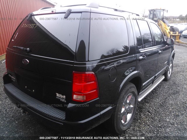 1FMZU75K85UA21950 - 2005 FORD EXPLORER LIMITED BLACK photo 4