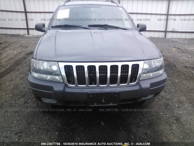 1J4GW48N63C596670 - 2003 JEEP GRAND CHEROKEE LAREDO GRAY photo 6