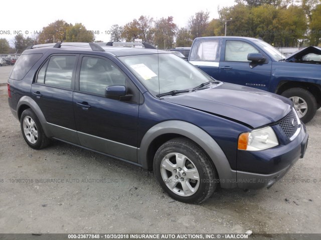 1FMZK02186GA16482 - 2006 FORD FREESTYLE SEL BLUE photo 1