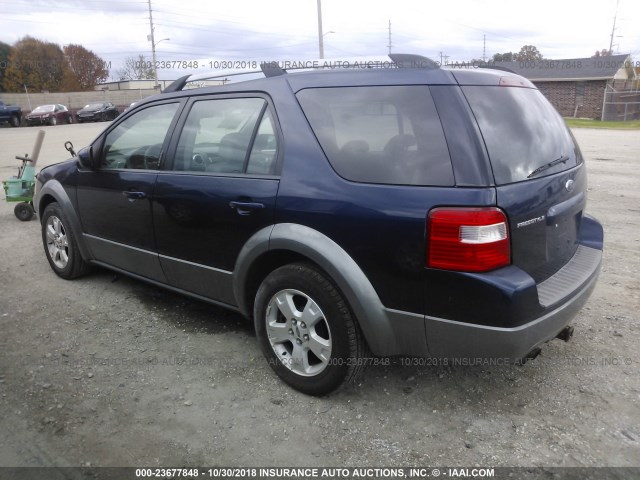 1FMZK02186GA16482 - 2006 FORD FREESTYLE SEL BLUE photo 3