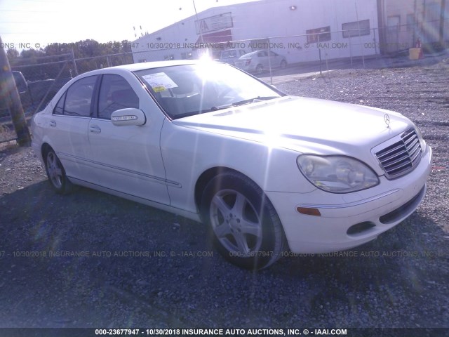 WDBNG83J74A405792 - 2004 MERCEDES-BENZ S 430 4MATIC WHITE photo 1