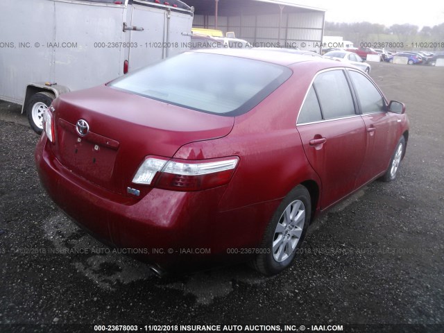 JTNBB46K773041846 - 2007 TOYOTA CAMRY NEW GENERAT HYBRID RED photo 4