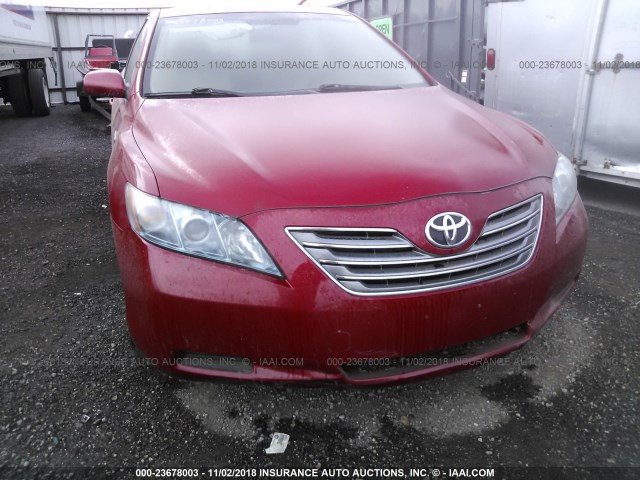 JTNBB46K773041846 - 2007 TOYOTA CAMRY NEW GENERAT HYBRID RED photo 6