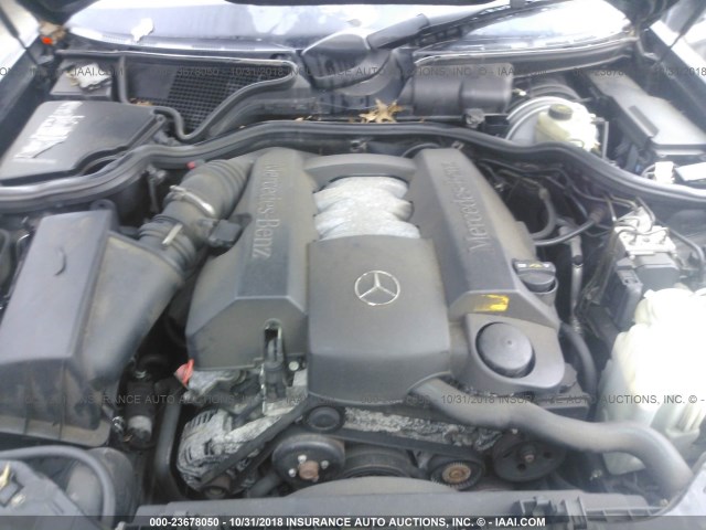 WDBJF65J21B244115 - 2001 MERCEDES-BENZ E 320 BLACK photo 10