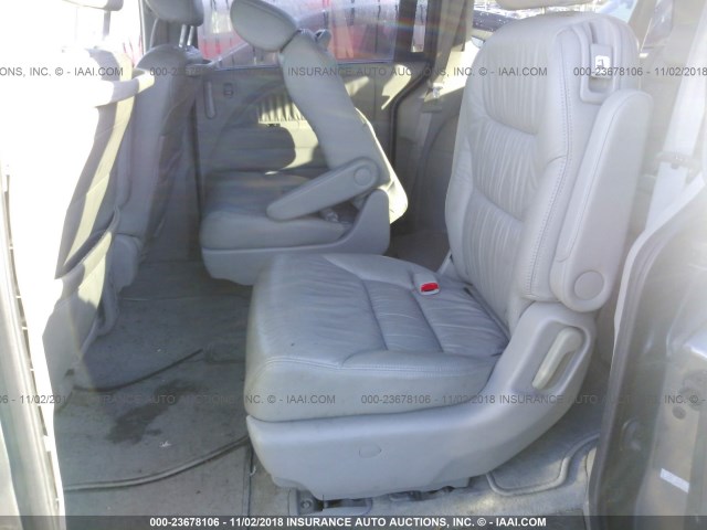 5FNRL38658B416874 - 2008 HONDA ODYSSEY EXL GRAY photo 8