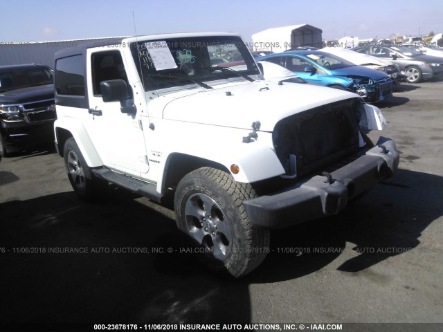 1C4AJWBG0HL513175 - 2017 JEEP WRANGLER SAHARA WHITE photo 1