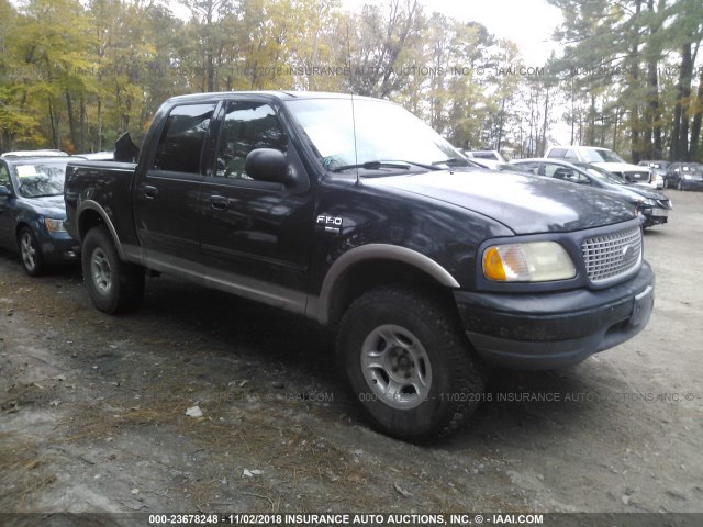 1FTRW08LX1KC33720 - 2001 FORD F150 SUPERCREW GREEN photo 1