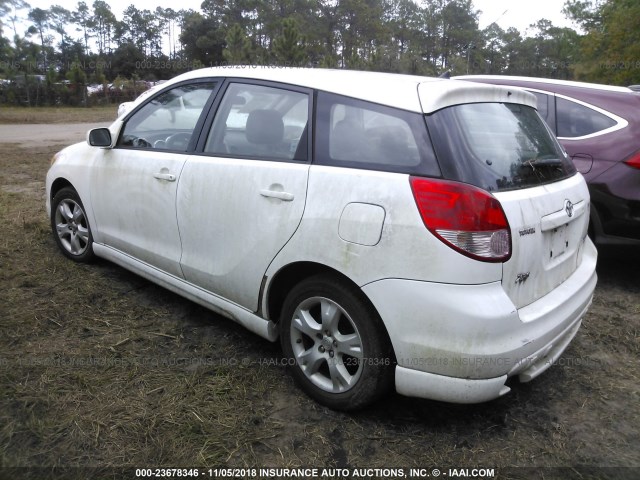 2T1KY32E13C062268 - 2003 TOYOTA COROLLA MATRIX XRS WHITE photo 3