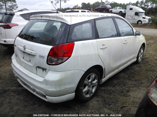 2T1KY32E13C062268 - 2003 TOYOTA COROLLA MATRIX XRS WHITE photo 4