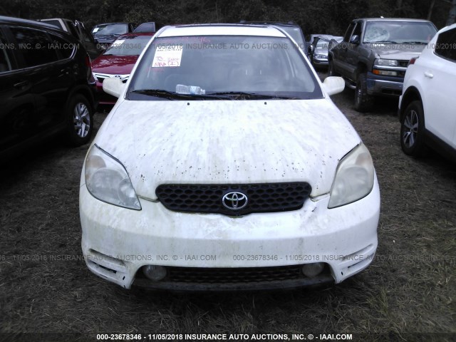 2T1KY32E13C062268 - 2003 TOYOTA COROLLA MATRIX XRS WHITE photo 6