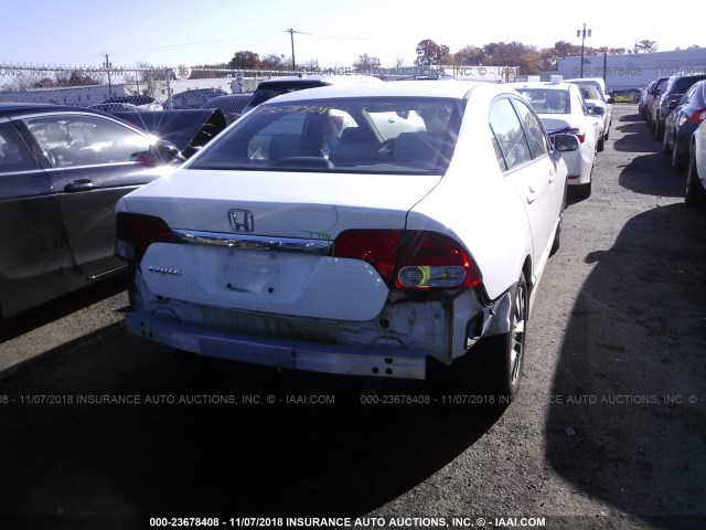 2HGFA168X9H509663 - 2009 HONDA CIVIC EX WHITE photo 6