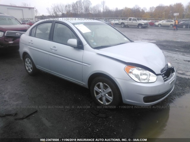 KMHCN4AC8BU610735 - 2011 HYUNDAI ACCENT GLS SILVER photo 1