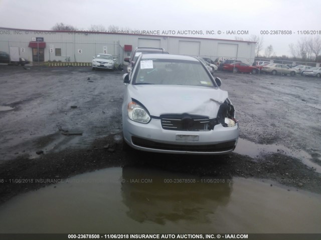 KMHCN4AC8BU610735 - 2011 HYUNDAI ACCENT GLS SILVER photo 6