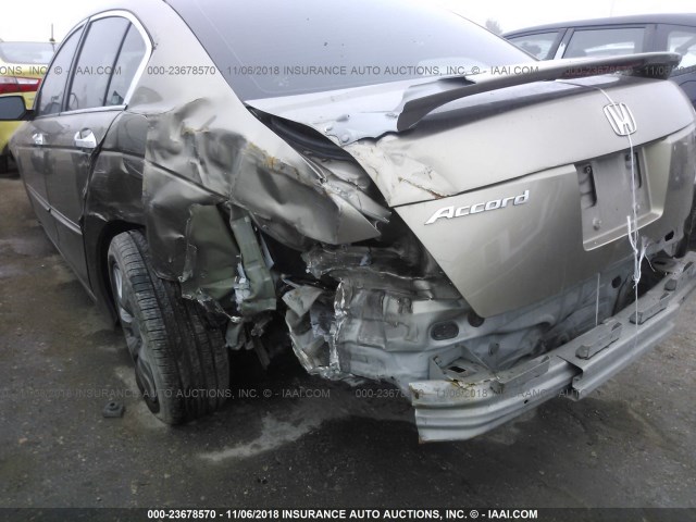 1HGCP36879A042147 - 2009 HONDA ACCORD EXL TAN photo 6