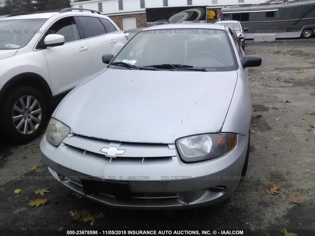 1G1JF12F037164136 - 2003 CHEVROLET CAVALIER LS SILVER photo 6