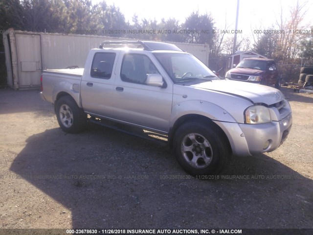 1N6ED27T74C462675 - 2004 NISSAN FRONTIER CREW CAB XE V6 SILVER photo 1