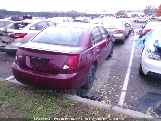 1G8AJ55F16Z177814 - 2006 SATURN ION LEVEL 2 栗色 照片 4