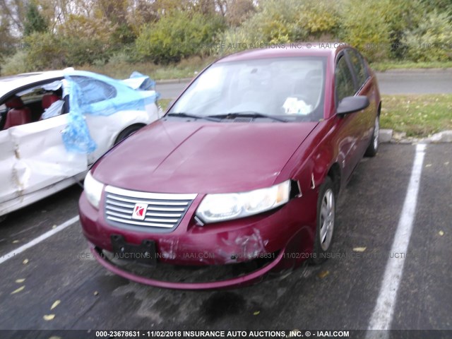 1G8AJ55F16Z177814 - 2006 SATURN ION LEVEL 2 栗色 照片 6