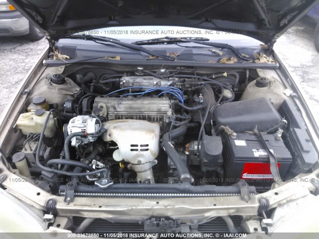 4T1BG22K1WU345369 - 1998 TOYOTA CAMRY CE/LE/XLE 棕色 照片 10