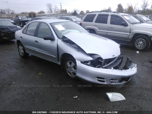 1G1JF524017297319 - 2001 CHEVROLET CAVALIER LS SILVER photo 1