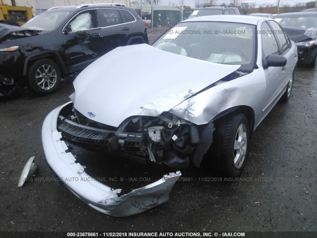 1G1JF524017297319 - 2001 CHEVROLET CAVALIER LS SILVER photo 6