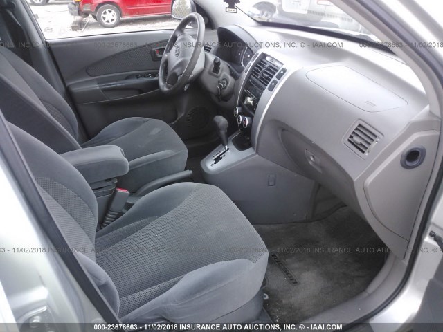 KM8JN12D37U687646 - 2007 HYUNDAI TUCSON SE/LIMITED SILVER photo 5