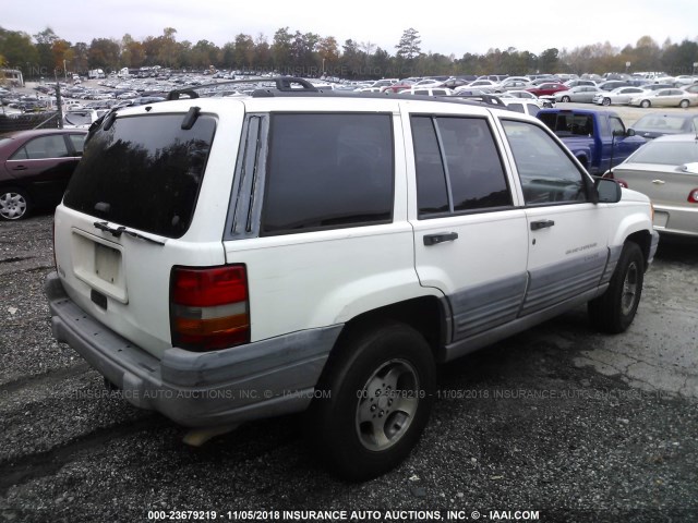 1J4FX58S9WC303790 - 1998 JEEP GRAND CHEROKEE LAREDO/TSI WHITE photo 4