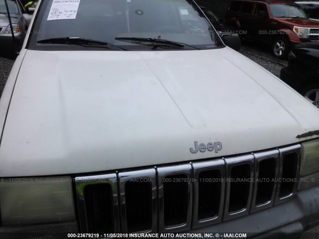 1J4FX58S9WC303790 - 1998 JEEP GRAND CHEROKEE LAREDO/TSI WHITE photo 6