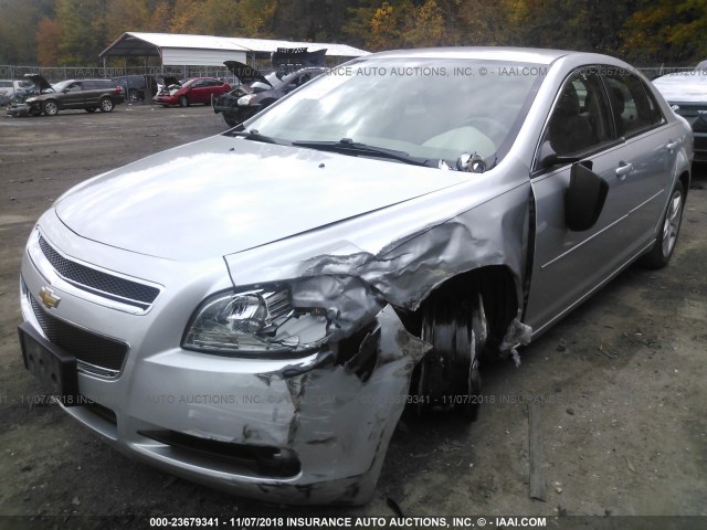 1G1ZB5E11BF198824 - 2011 CHEVROLET MALIBU LS 银色 照片 6