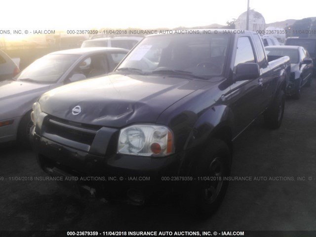 1N6ED26T72C345001 - 2002 NISSAN FRONTIER KING CAB XE/KING CAB SE BLACK photo 6