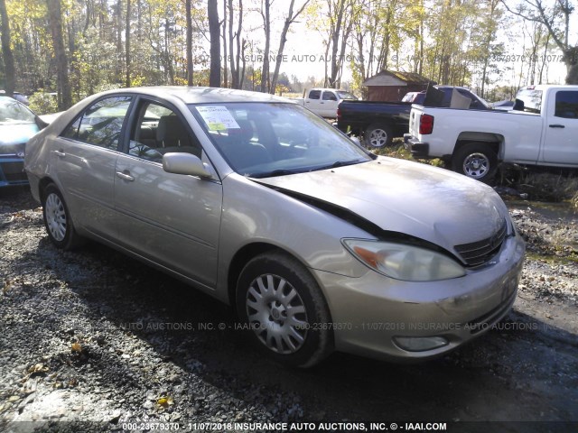 4T1BE30K13U231060 - 2003 TOYOTA CAMRY LE/XLE/SE GOLD photo 1