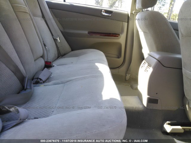 4T1BE30K13U231060 - 2003 TOYOTA CAMRY LE/XLE/SE GOLD photo 8