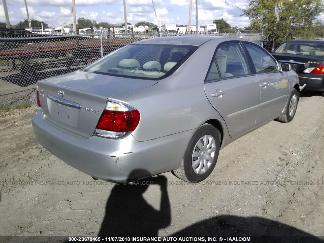 4T1BE32K86U162420 - 2006 TOYOTA CAMRY LE/XLE/SE SILVER photo 4