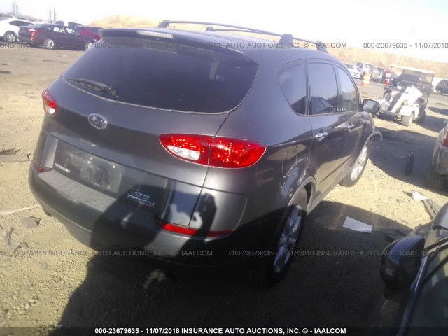 4S4WX82D874410872 - 2007 SUBARU B9 TRIBECA 3.0 H6/3.0 H6 LIMITED GRAY photo 4