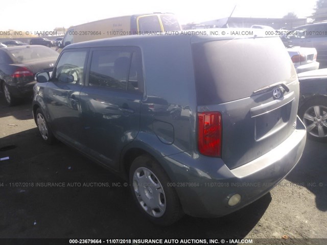 JTLKE50E481015016 - 2008 TOYOTA SCION XB Көк фото 3