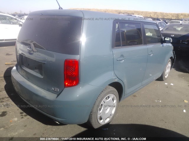 JTLKE50E481015016 - 2008 TOYOTA SCION XB Көк фото 4