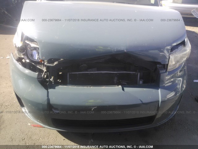 JTLKE50E481015016 - 2008 TOYOTA SCION XB Көк фото 6