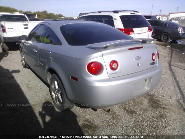 1G1AL15F267682726 - 2006 CHEVROLET COBALT LT SILVER photo 3