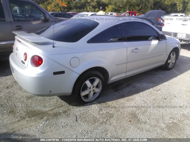 1G1AL15F267682726 - 2006 CHEVROLET COBALT LT SILVER photo 4