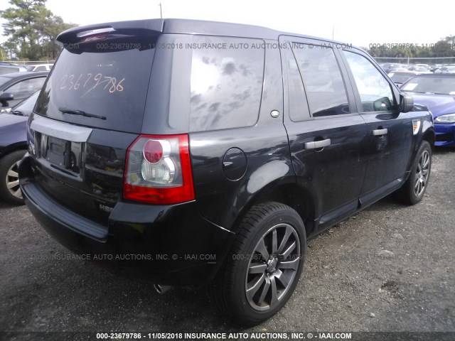 SALFT24N58H062406 - 2008 LAND ROVER LR2 HSE TECHNOLOGY BLACK photo 4