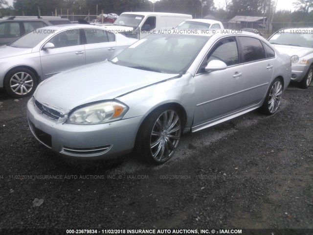 2G1WB5E35E1125875 - 2014 CHEVROLET IMPALA LIMITED LT SILVER photo 2