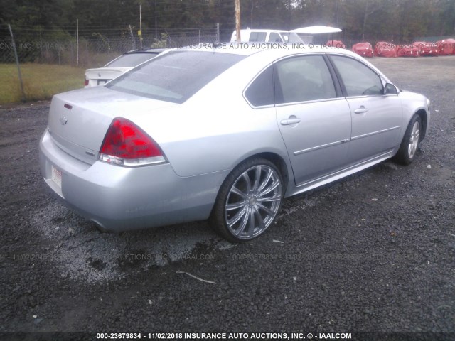 2G1WB5E35E1125875 - 2014 CHEVROLET IMPALA LIMITED LT SILVER photo 4