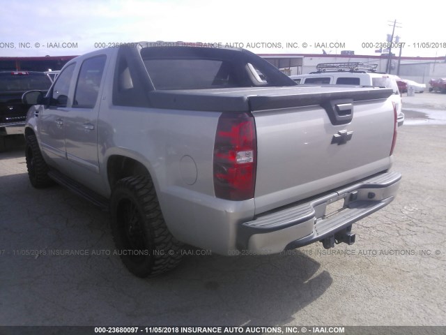 3GNEC12J77G129097 - 2007 CHEVROLET AVALANCHE C1500 BROWN photo 3