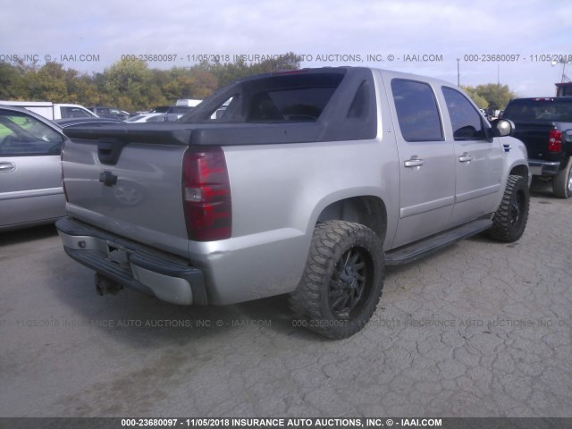 3GNEC12J77G129097 - 2007 CHEVROLET AVALANCHE C1500 BROWN photo 4