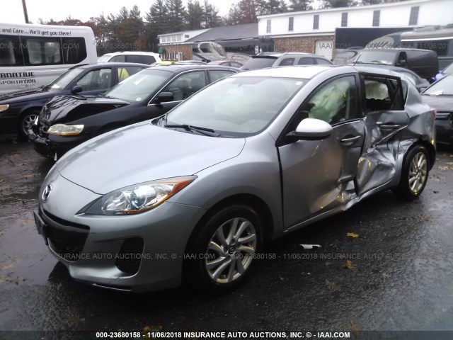 JM1BL1LP3D1795639 - 2013 MAZDA 3 I GRAY photo 2