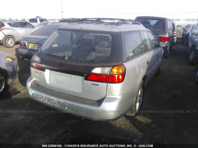 4S3BH675647628535 - 2004 SUBARU LEGACY OUTBACK AWP 银色 照片 4