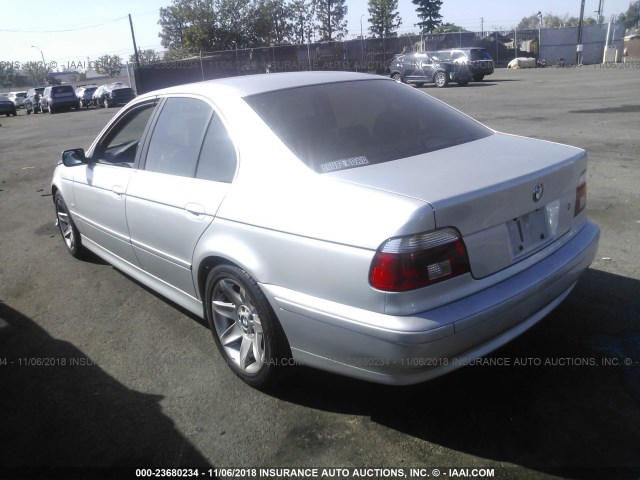 WBADT43412GY42366 - 2002 BMW 525 I AUTOMATIC SILVER photo 3