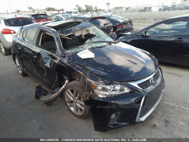 JTHKD5BH8E2194879 - 2014 LEXUS CT 200 BLACK photo 1