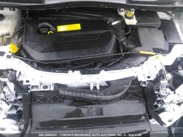 1FMCU0JX5FUA87209 - 2015 FORD ESCAPE TITANIUM WHITE photo 10